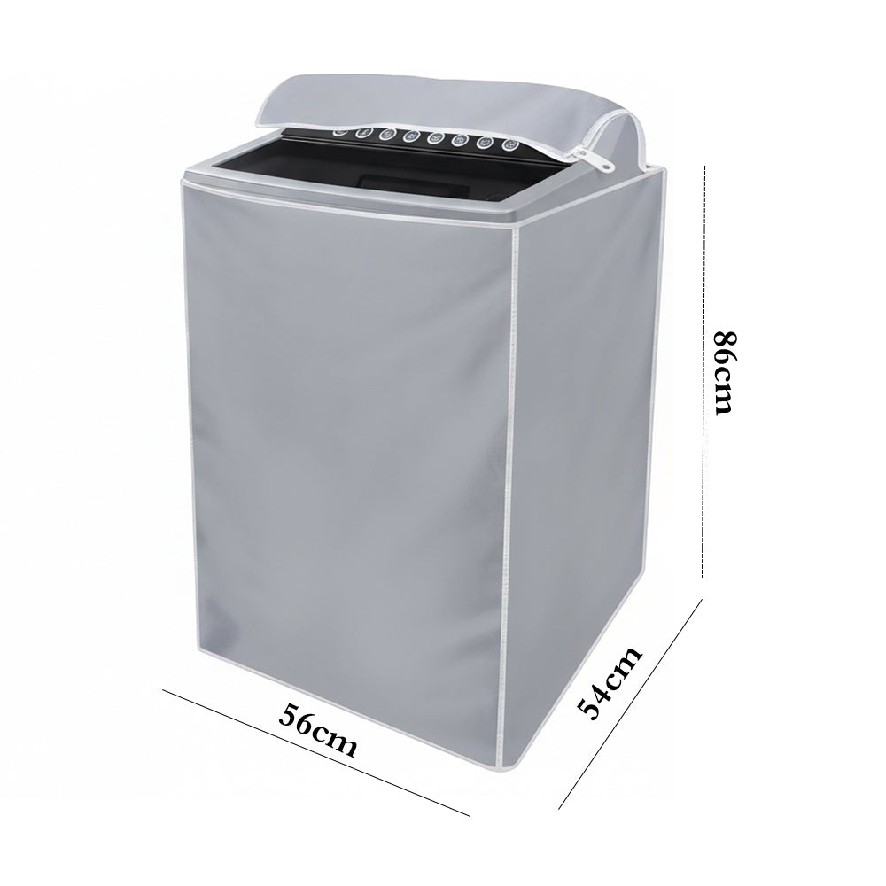 Waterproof & Dustproof  Top LoadWashing Machine Cover Suitable for 7-8 Kg – Grey
