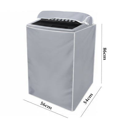 Waterproof & Dustproof  Top LoadWashing Machine Cover Suitable for 7-8 Kg – Grey