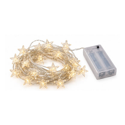Migros Noël Indoor Star LED String Lights – 30 Warm White LEDs, 1.75 m