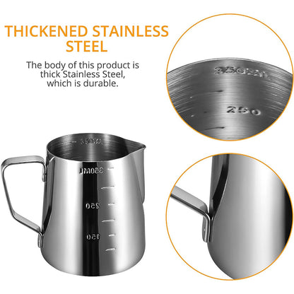 350-550ml Stainless Steel Milk Foam Pot