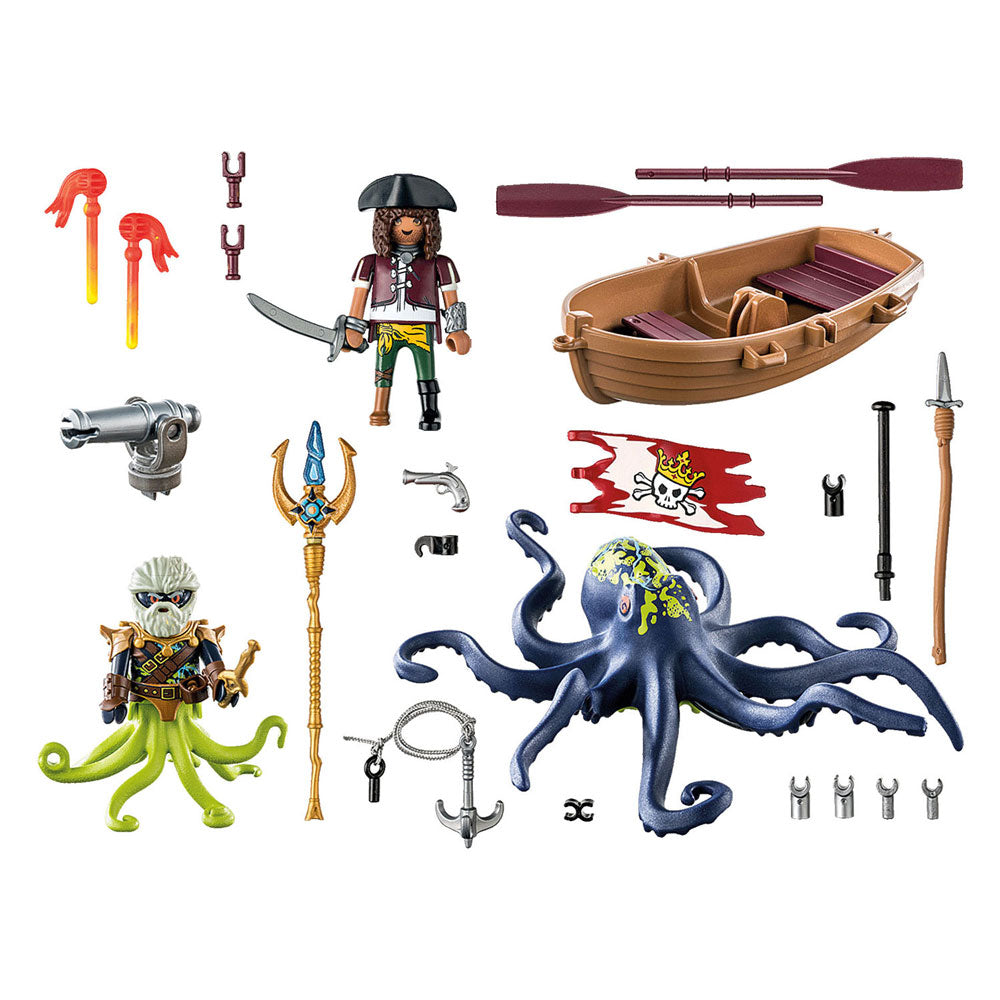 Playmobil Pirate with Giant Octopus