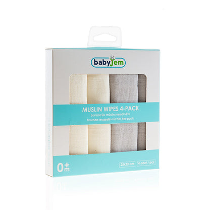 Babyjem Muslin Wipes 4-Pack