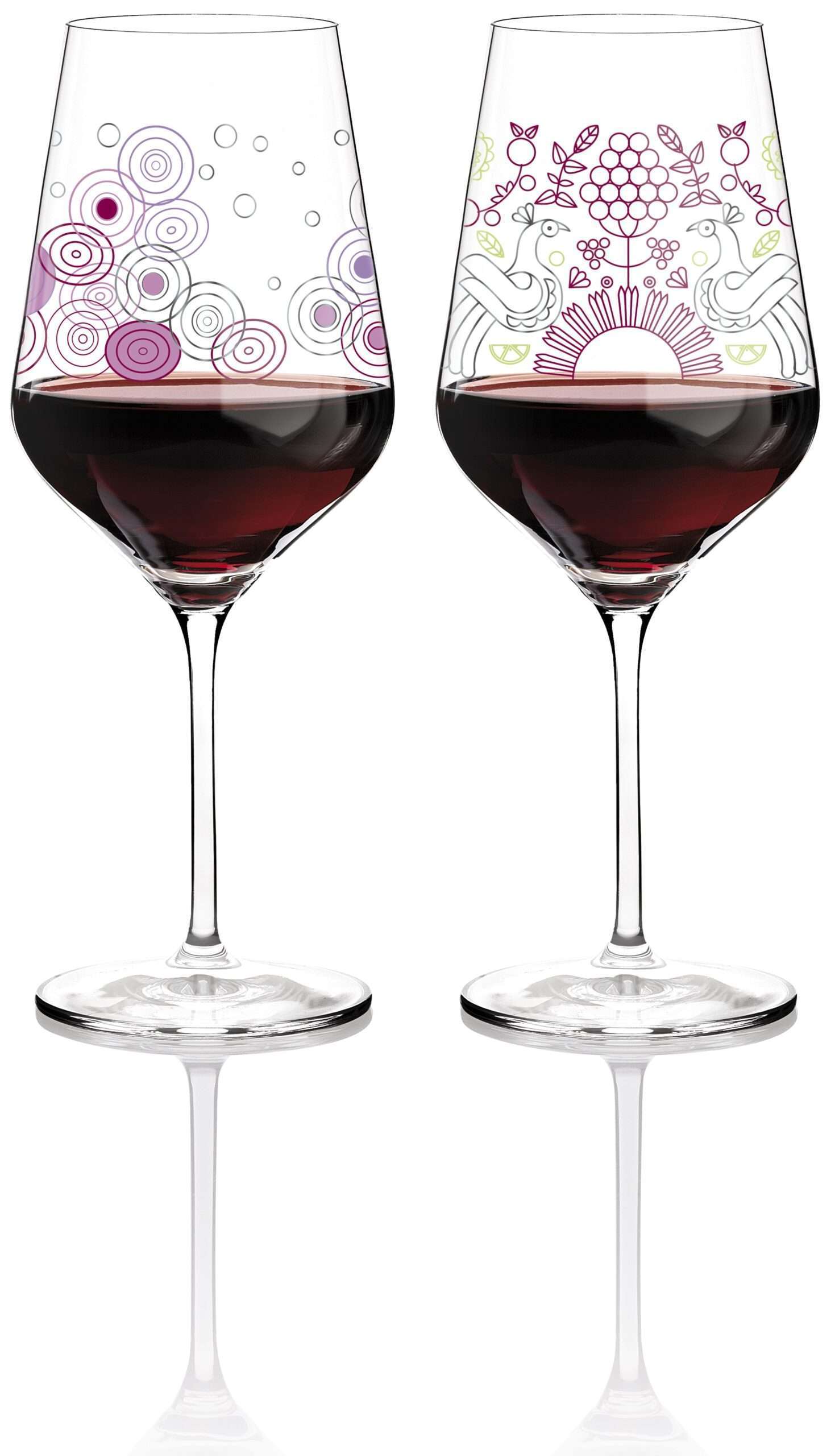 Ritzenhoff, Set Of 2 Red Wine Glasses, Ito & Jacquart