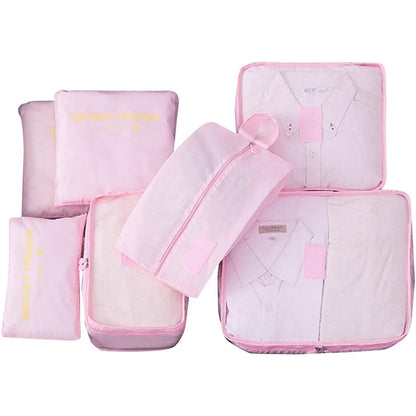 7-Pcs Travel Clothing Sorting And Storage Bag