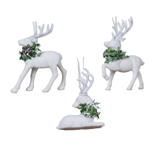 Foam deer- 12.5 cm - (1 piece) (KAEMINGK)