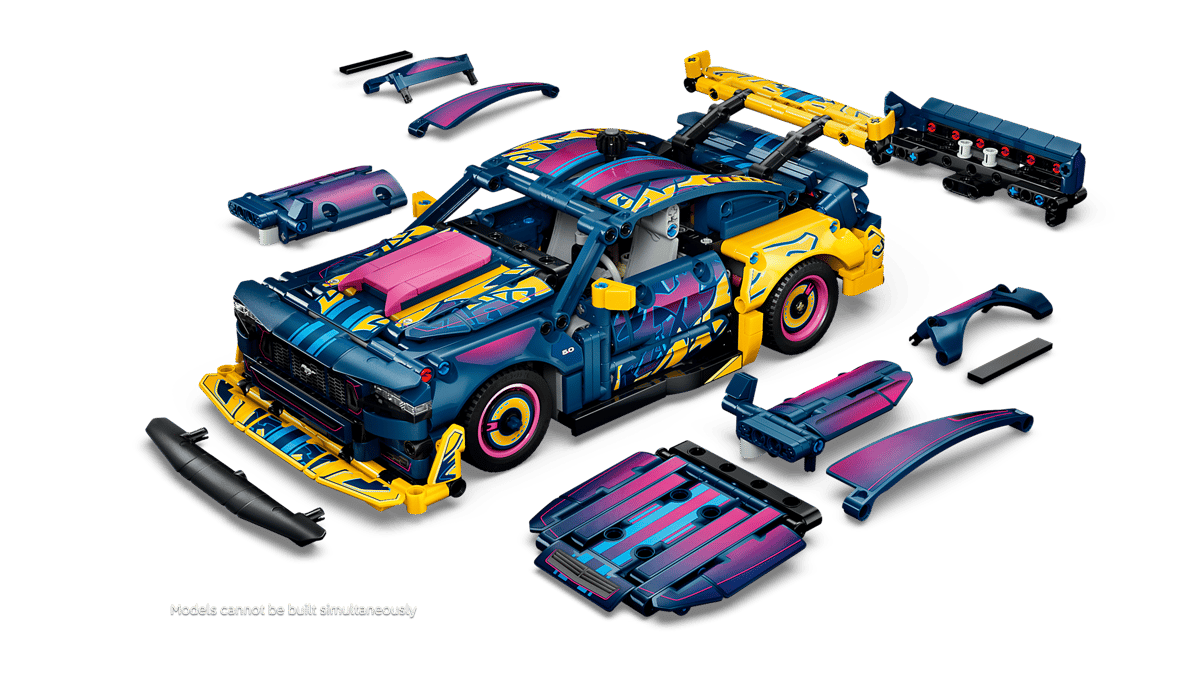 LEGO Technic Custom Garage Ford Mustang GT Car - 42236
