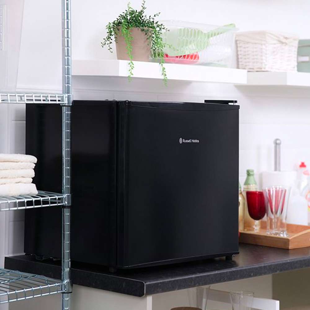 Black Table Top Fridge By Russell Hobbs