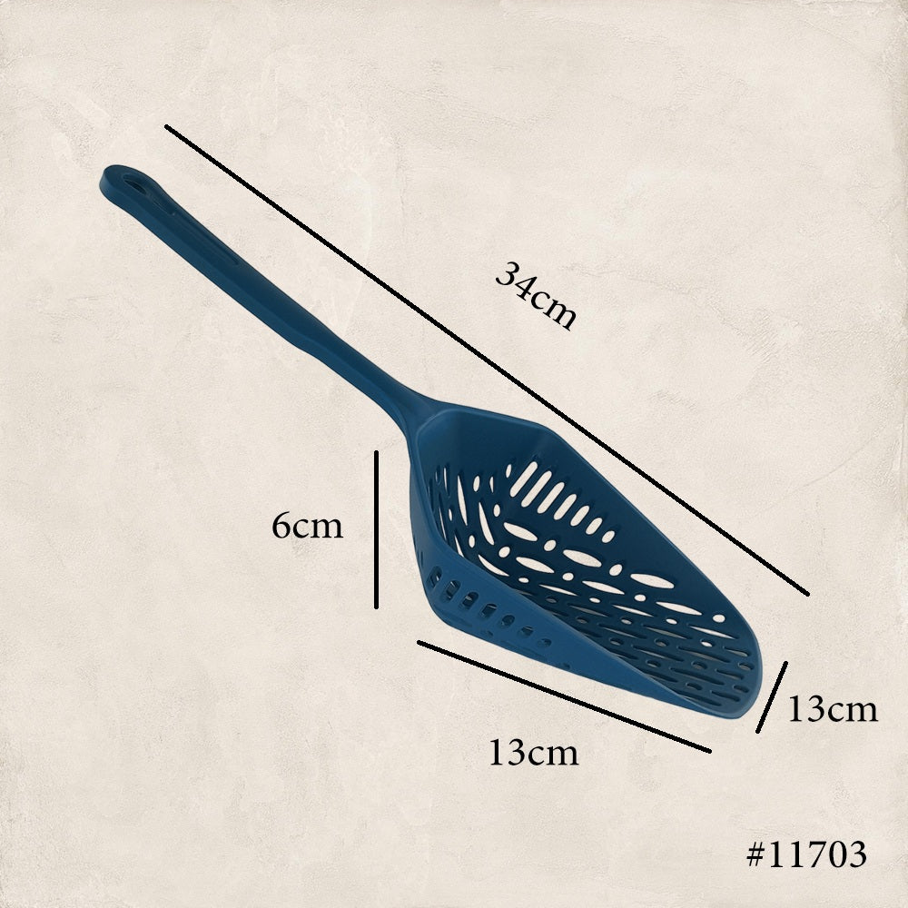 Food Scoop Colander Strainer Slotted Spoon with Handle