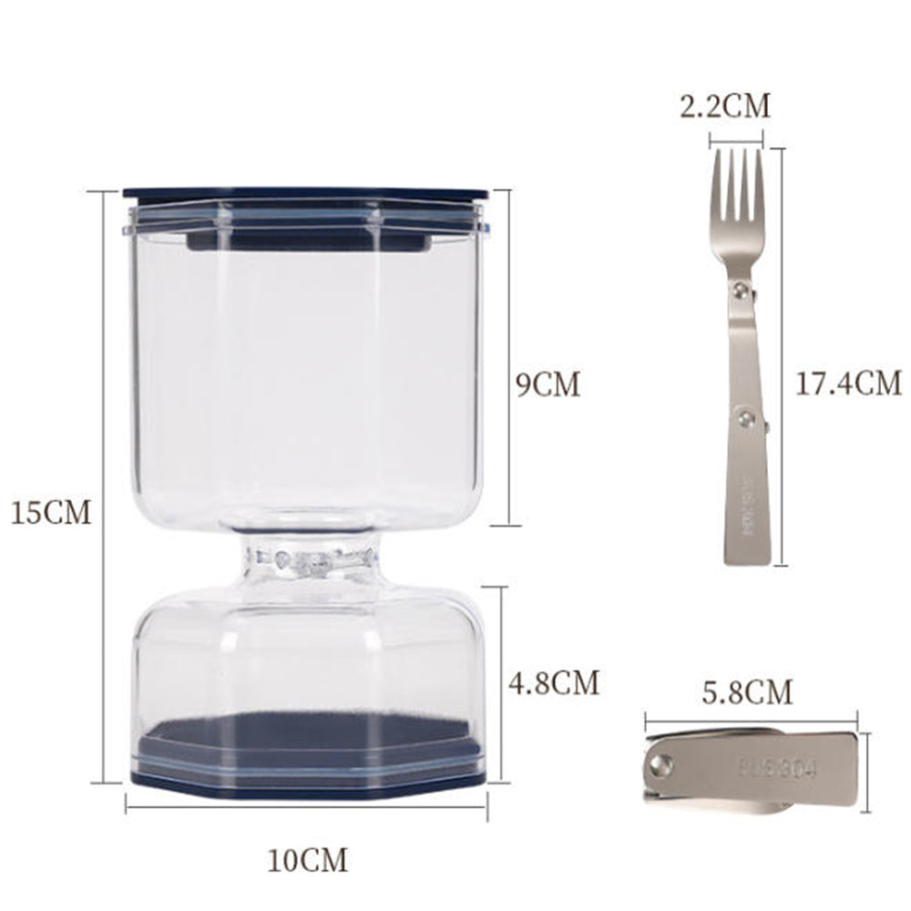Olive & Pickle Plastic Jar Strainer with Spoon