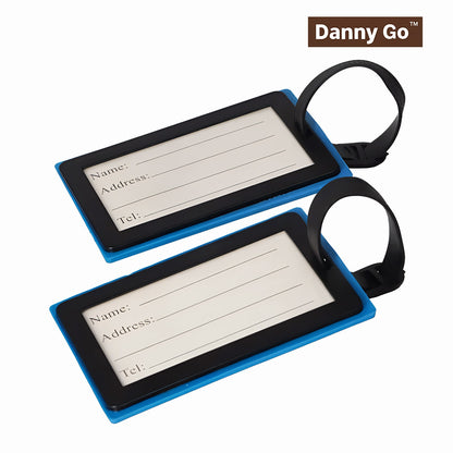 Danny Go Luggage Tag Set – 2 Pieces Black