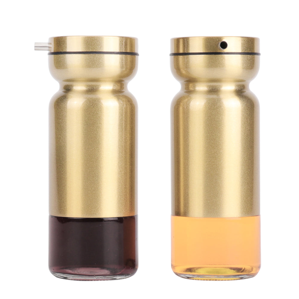 1-Piece Stainless Steel Vinegar Or Olive Oil Dispenser – Gold