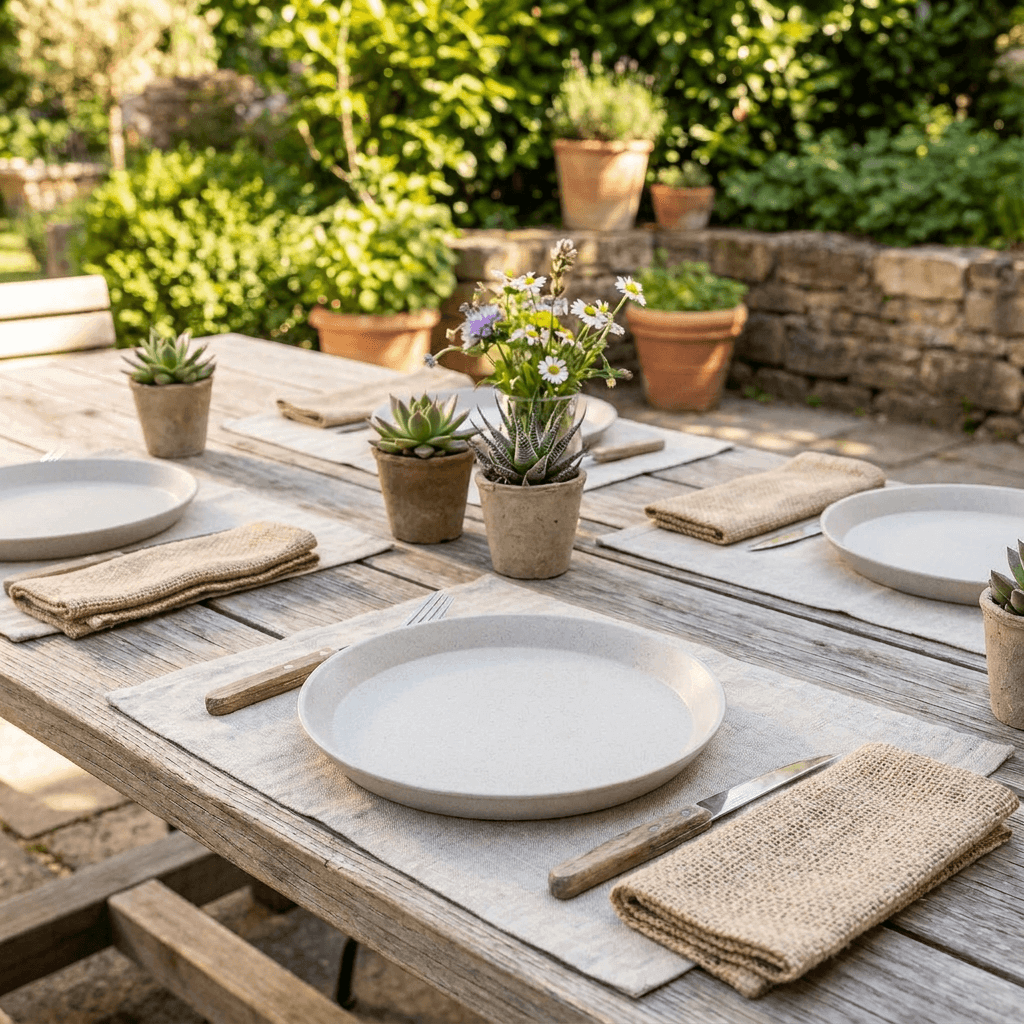 Koziol Recycled Polypropylene Plates Set of 4