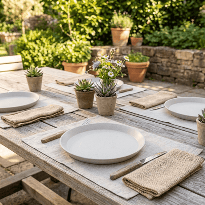Koziol Recycled Polypropylene Plates Set of 4