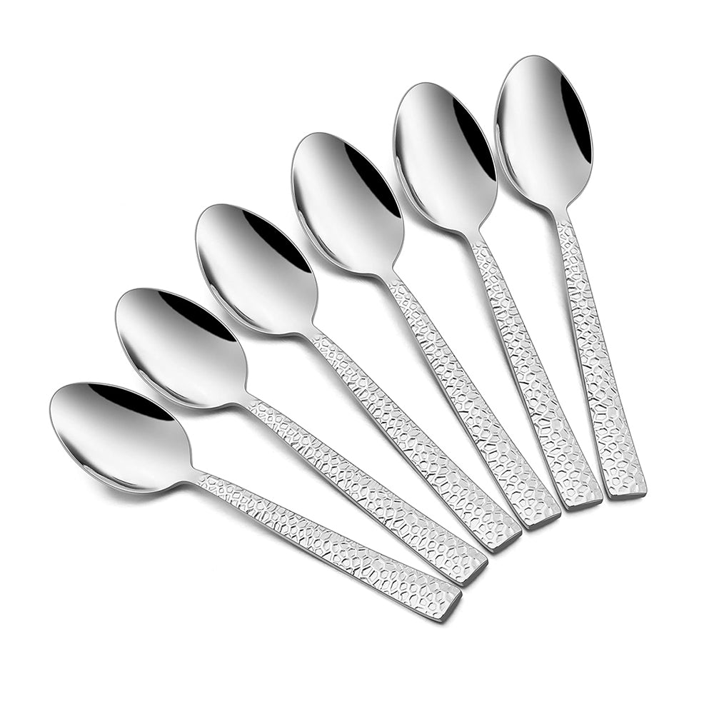 Danny Home 6-Pieces Stainless Steel Dessert Spoon Silverware Flatware