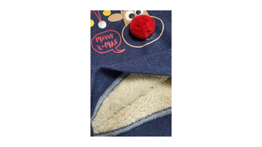 Christmas Sweater -Dark Blue- with Rudolph