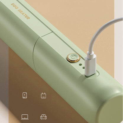 USB Rechargeable Folding Portable Electric Food Mixer