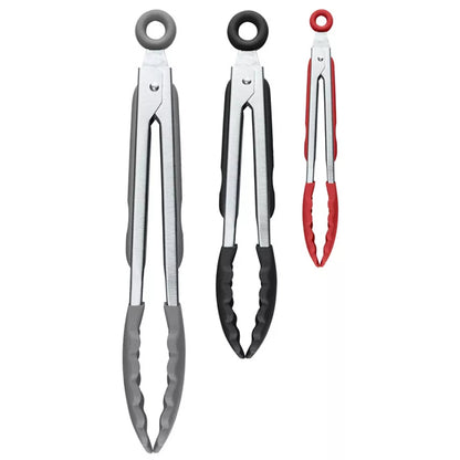 Danny Home 3-Pieces Stainless Steel Kitchen Tongs Set