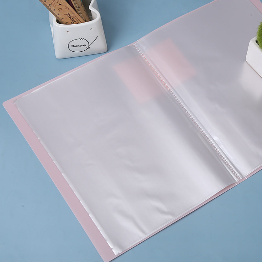 A4 30-Pages Clear Storage Book