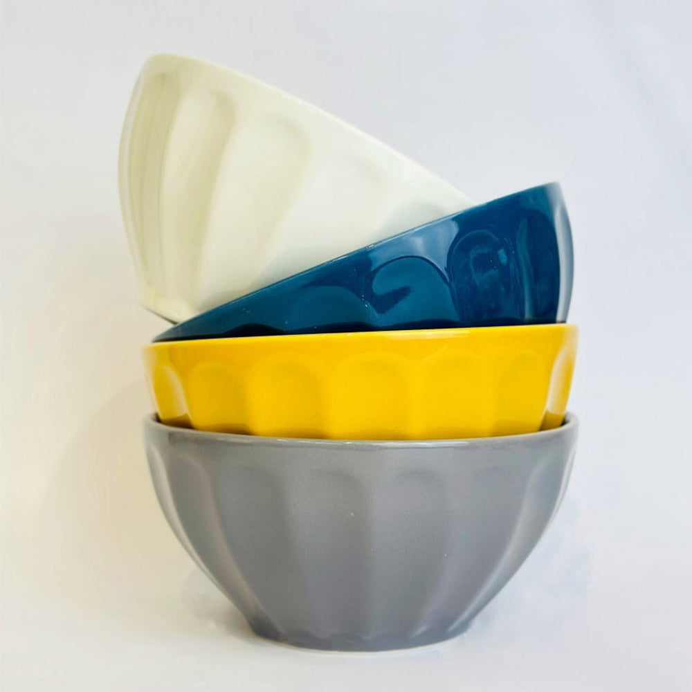 Danny Home 4-pcs Mixed Colour Dessert Bowl 15.3cm