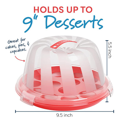 Cupcake Carrier with Lid and Handle