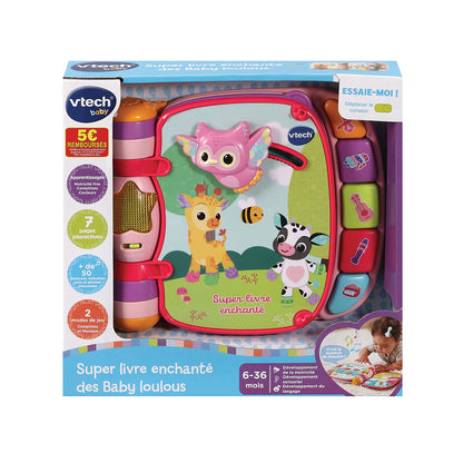 Vtech Super livre enchanté Pink  (50-166785)