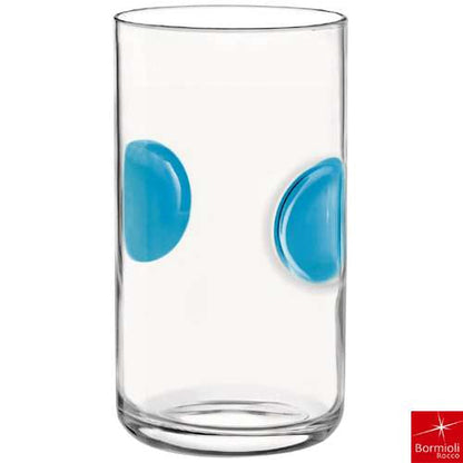 Bormioli Rocco Giove Glass with Colorful Circles