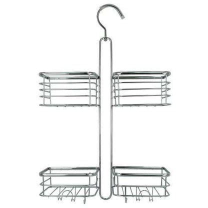 Miomare 2 Tier With 4 compartments Stainless Steel Hanging Bathroom Rack