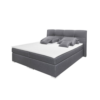 SPRING BED 180 x 200, POCKET SPRING CORE INCLUDING COMFORT T25 FOAM TOPPER , BY BLACK RED WHITE