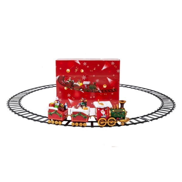 Decoration Around The Tree Christmas Delight Train Set With Lights And Sounds