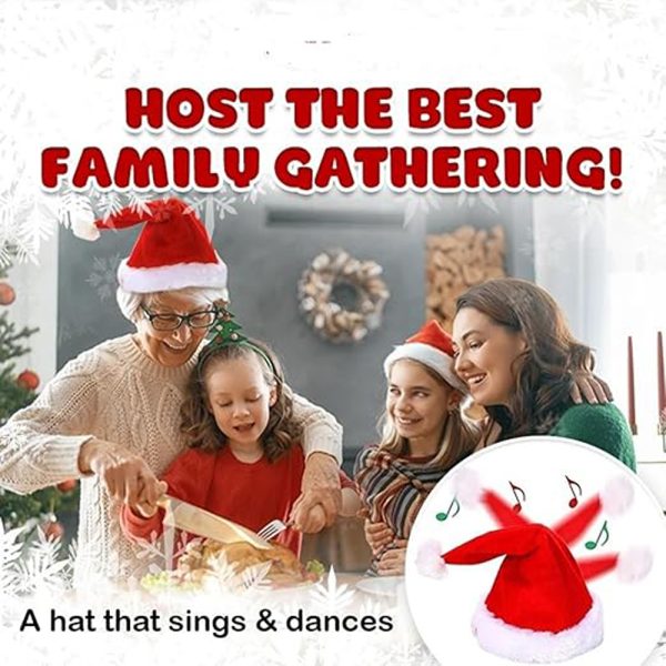 Funny Singing and Dancing Hat Electric Christmas Hat