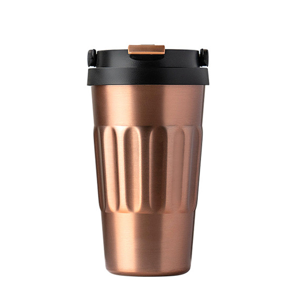 Double Layer Stainless Steel Coffee Mug With Handle 500ml