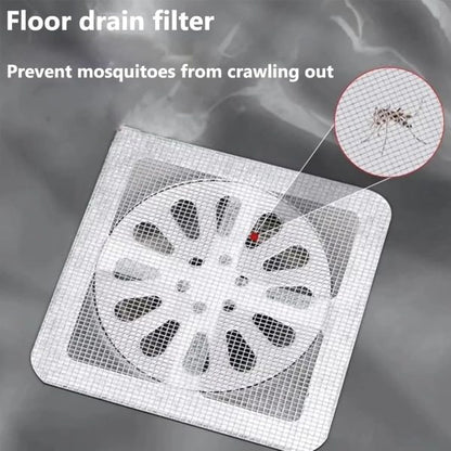 10-pieces Disposable Shower Drain Hair Catcher