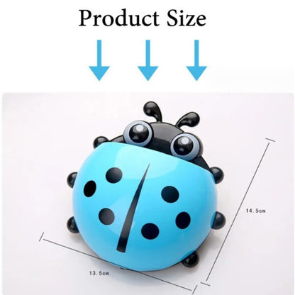 Ladybug Toothbrush Wall Suction