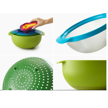 Joseph Joseph 40031 Nest™ 9 Plus Bowl Set – Multicolour