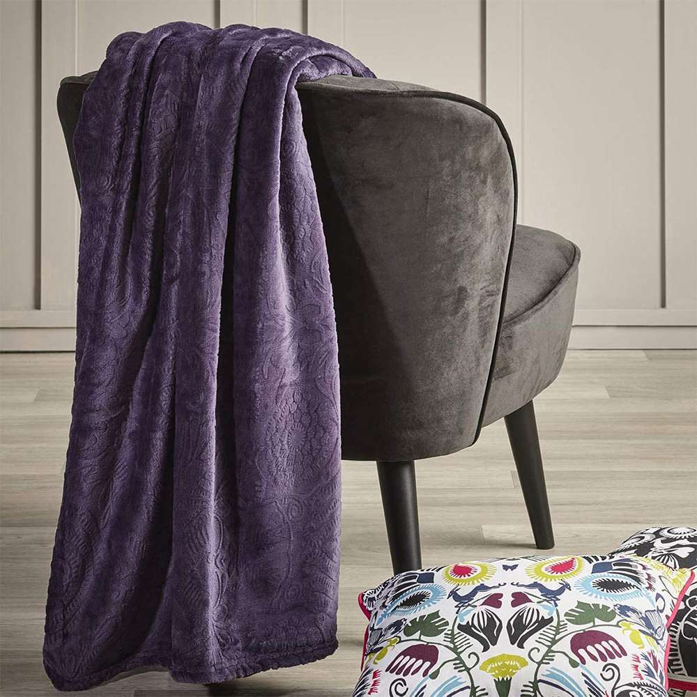 Bed spread - Plum by Christian Lacroix - 180x220 cm