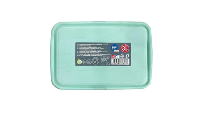 Stacking Food Storage Boxes, 2x 1.35L