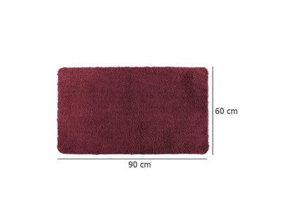 Wenko Melange Bath Mat Red