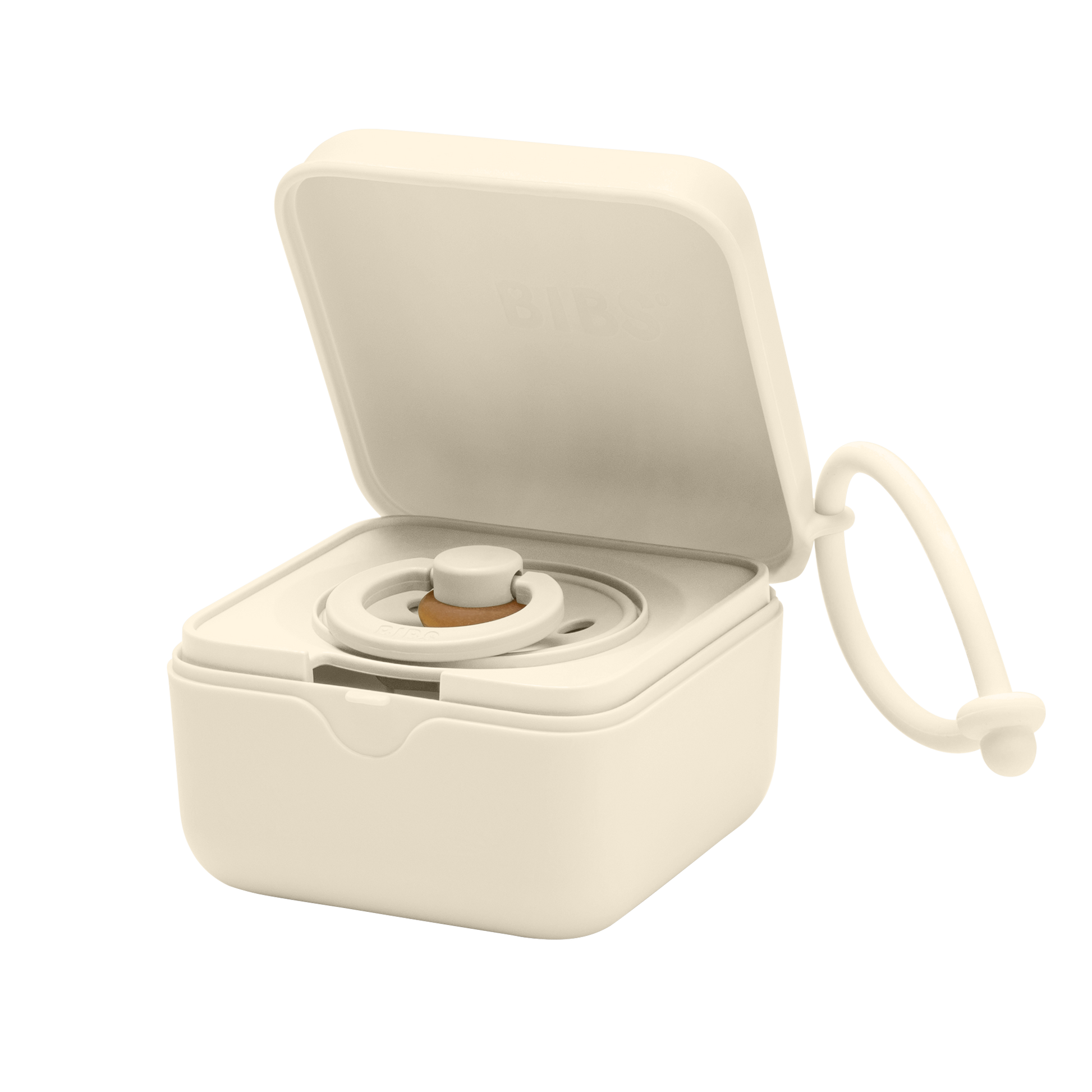 BIBS PACIFIER BOX IVORY