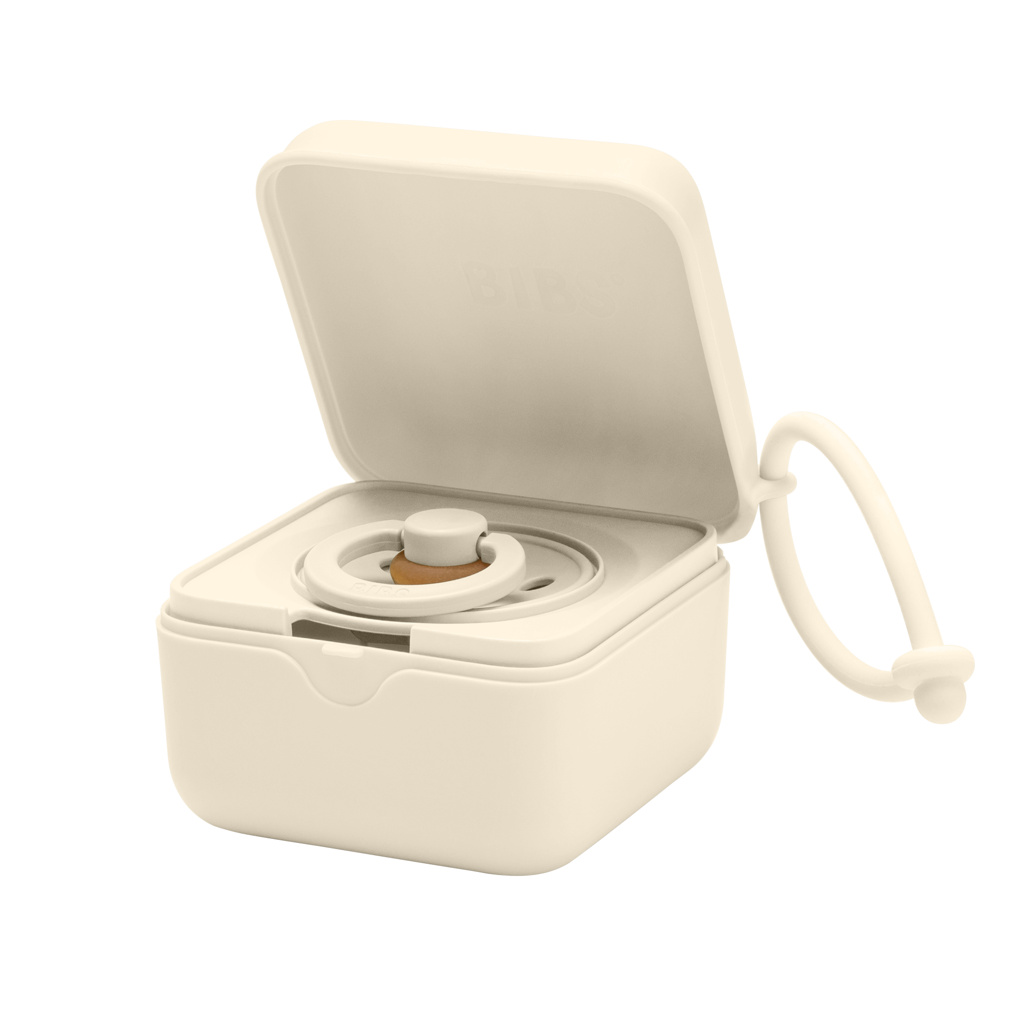 BIBS PACIFIER BOX IVORY