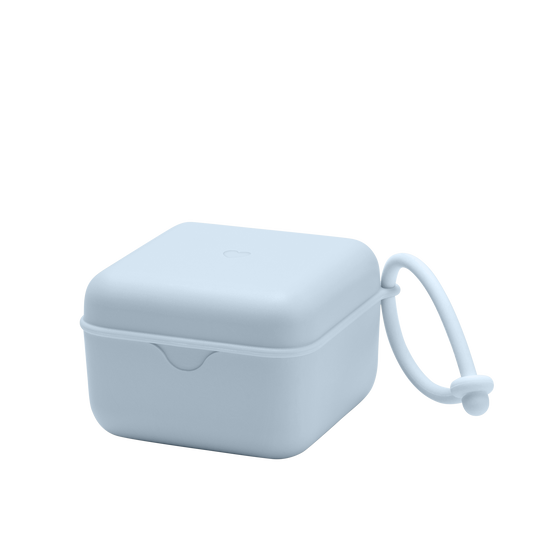 BIBS PACIFIER BOX BABY BLUE