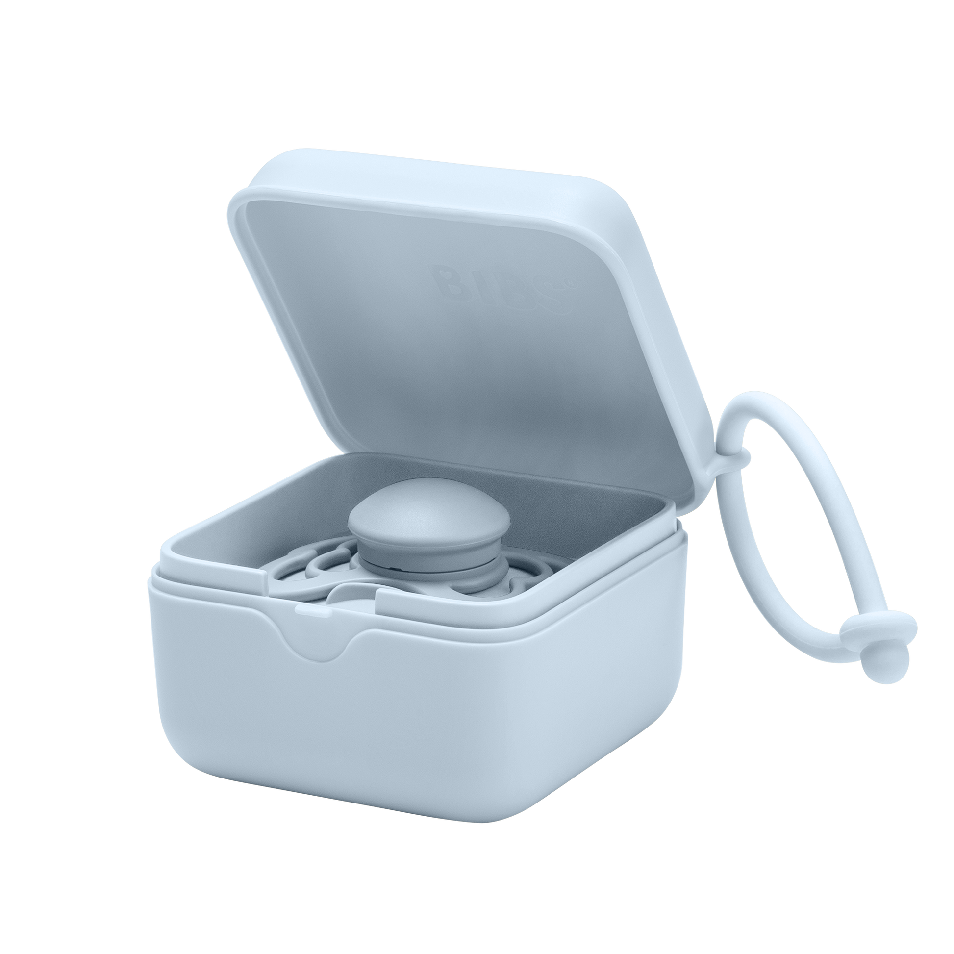 BIBS PACIFIER BOX BABY BLUE