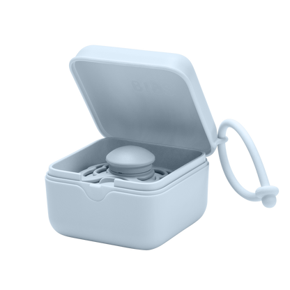 BIBS PACIFIER BOX BABY BLUE