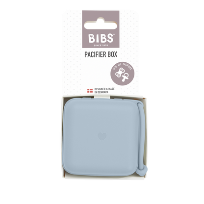 BIBS PACIFIER BOX BABY BLUE