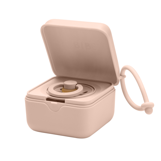 BIBS PACIFIER BOX BLUSH