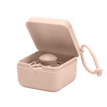 BIBS PACIFIER BOX BLUSH