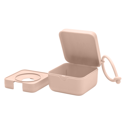 BIBS PACIFIER BOX BLUSH