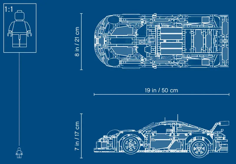 Lego Porsche 911 RSR (42096)