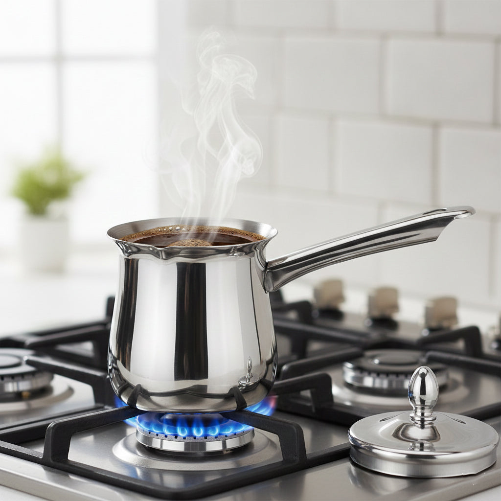 Stainless Steel Turkish Coffee Pot Size:14 – 1050 ml