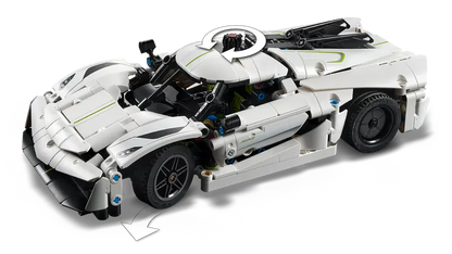 Lego Koenigsegg Jesko Absolut White Hypercar (42184)