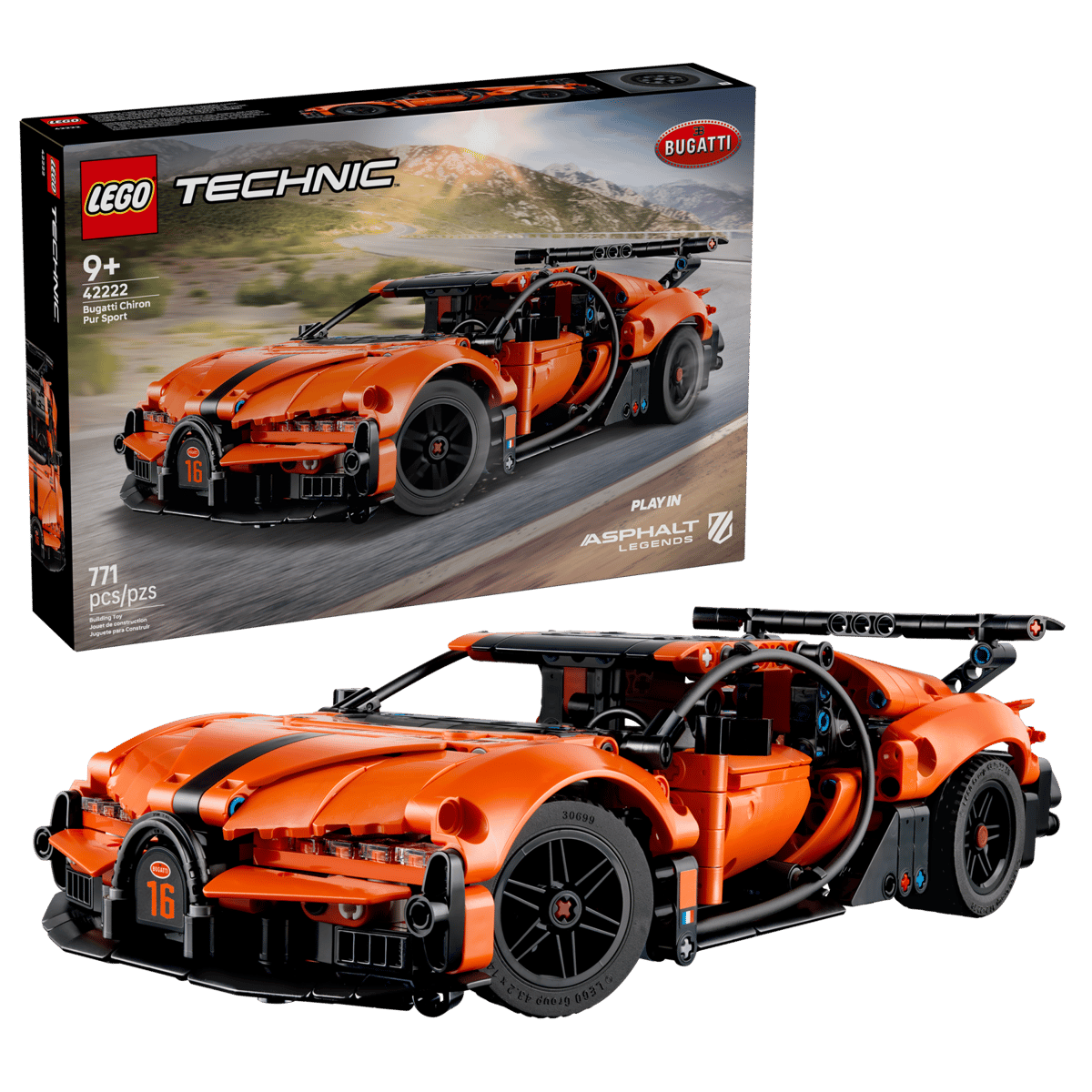 Lego Bugatti Chiron Pur Sport Hypercar (4222)